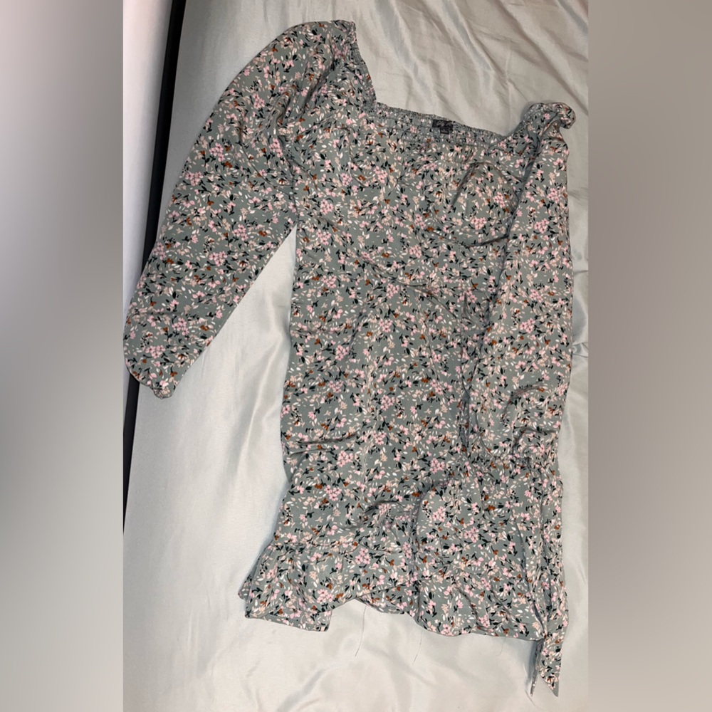 Floral Long Sleeve Dress